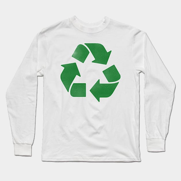 recycle distressed Long Sleeve T-Shirt by mystudiocreate